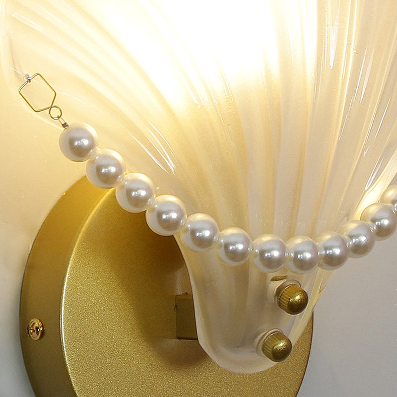 Modern Unique Wall Lamp Glass Wall Sconce Lighting for Bedroom