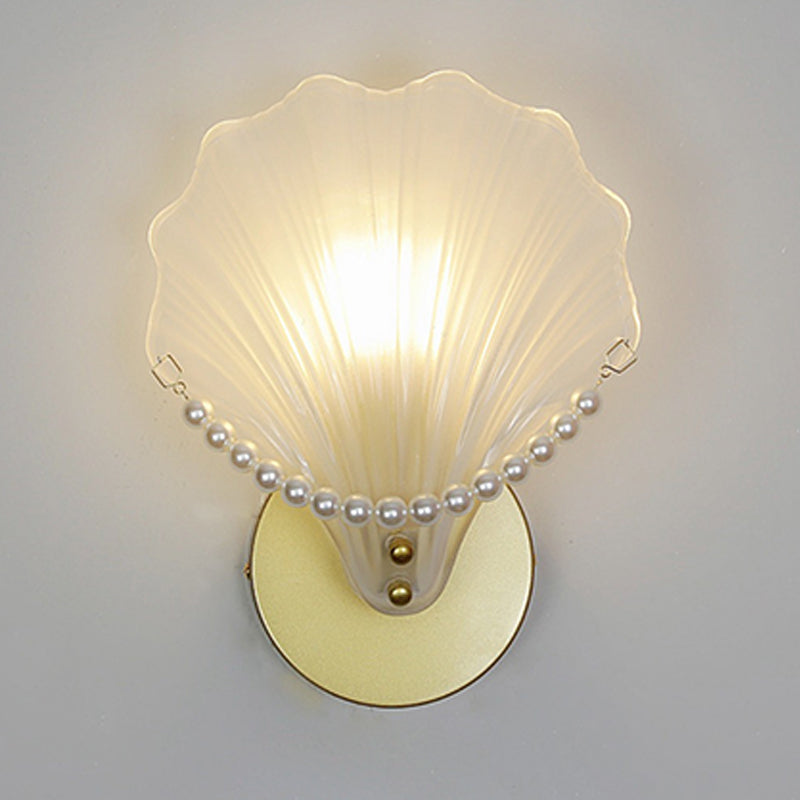 Modern Unique Wall Lamp Glass Wall Sconce Lighting for Bedroom