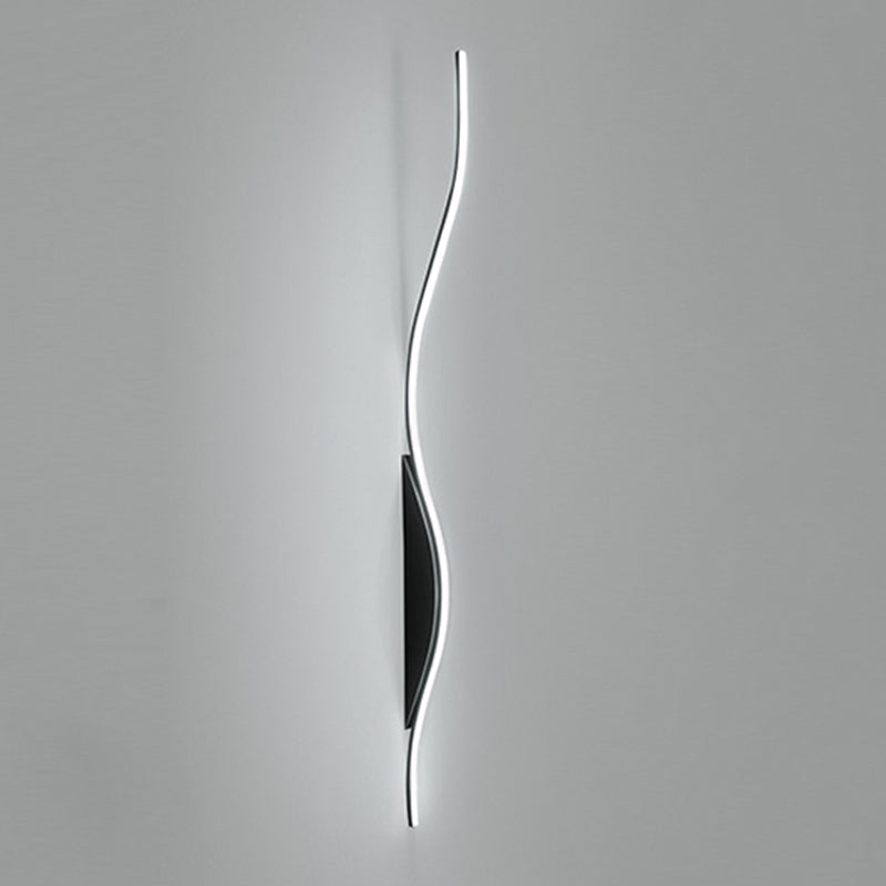 Single White/Black Wall Mounted Sconce LED Unique Wall Light for Dining Room