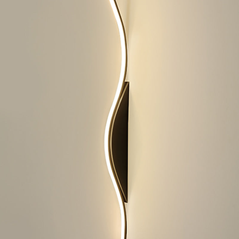 Single White/Black Wall Mounted Sconce LED Unique Wall Light for Dining Room