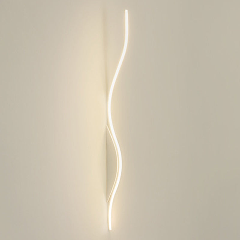 Single White/Black Wall Mounted Sconce LED Unique Wall Light for Dining Room