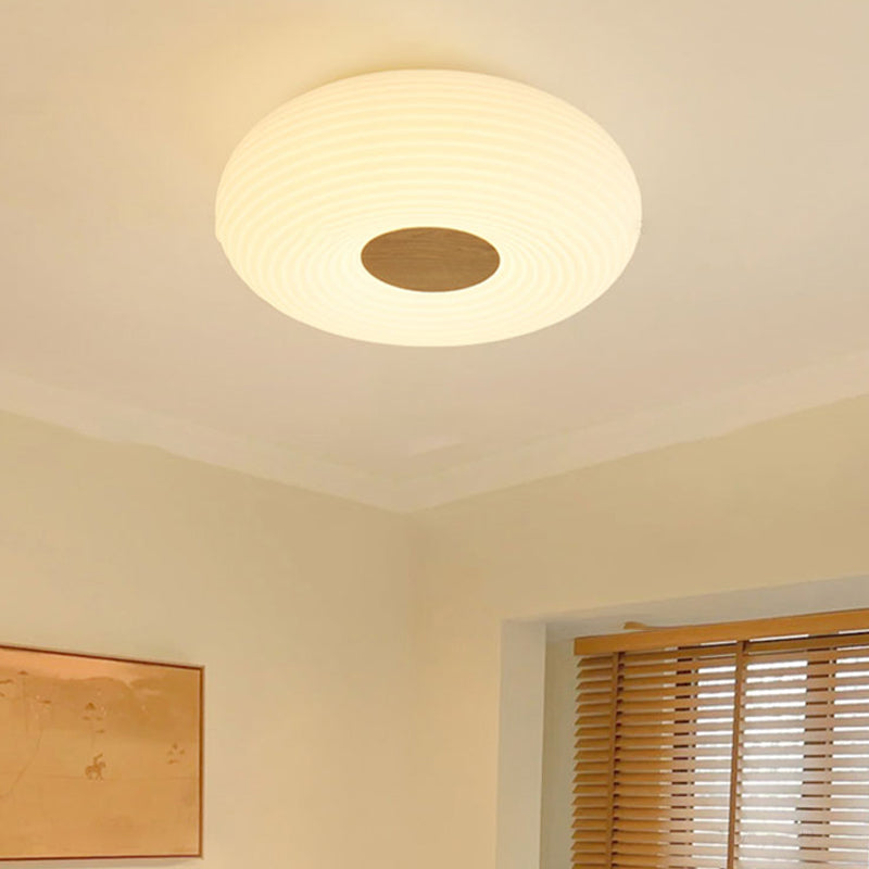 Drum Shape Flush Ceiling Light Modern Flush Mount Ceiling Fixture for Bedroom