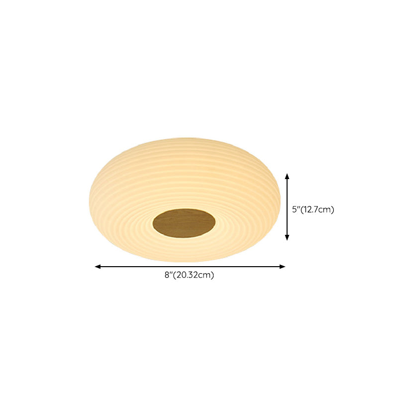 Drum Shape Flush Ceiling Light Modern Flush Mount Ceiling Fixture for Bedroom