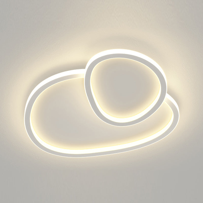 Flush Lighting Modern Metal Flush Mount Lighting for Dining Room