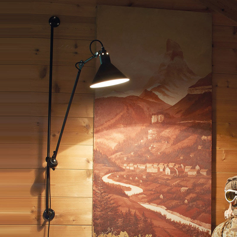 Zeitgenössische 1 Kopfleuchtenbeleuchtung mit metallischem Schatten Rot/Gelb konisch