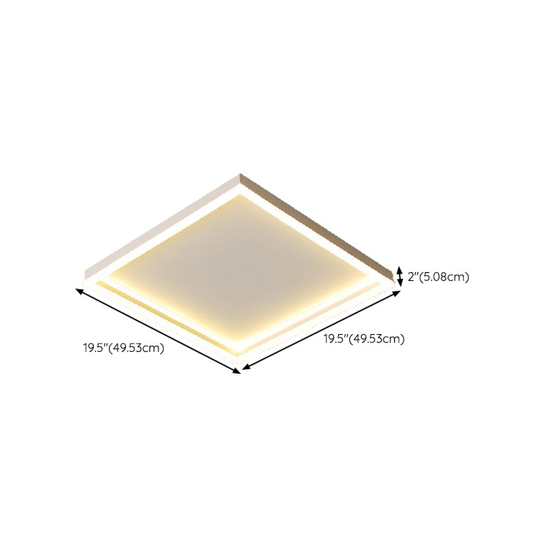 Flush Lighting Modern Metal 1 Light Flush Mount Lighting for Dining Room
