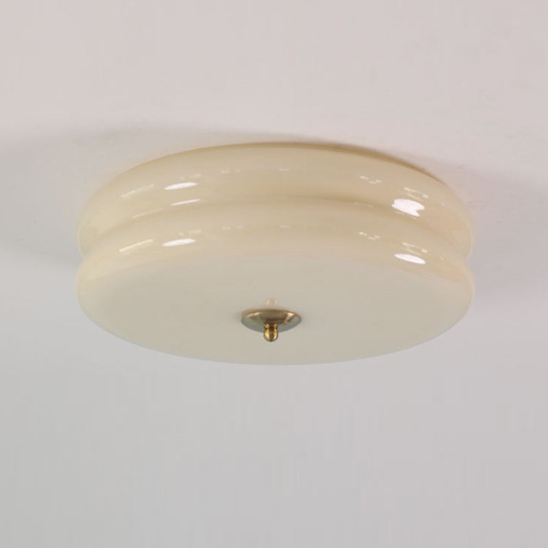 Glass Flush Ceiling Light Modern Flush Mount Ceiling Fixture for Bedroom