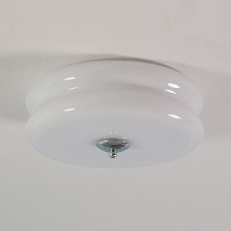Glass Flush Ceiling Light Modern Flush Mount Ceiling Fixture for Bedroom