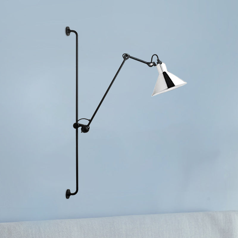 Zeitgenössische 1 Kopfleuchtenbeleuchtung mit metallischem Schatten Rot/Gelb konisch