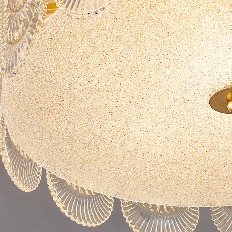 Nordic Glass Ceiling Light Creative Flush Mount Ceiling Light Fixture for Bedroom