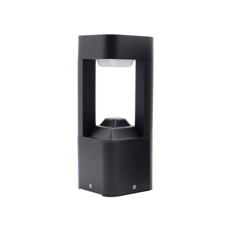 Contemporary Square Shape Outdoor Waterproof Light with Acrylic Shade