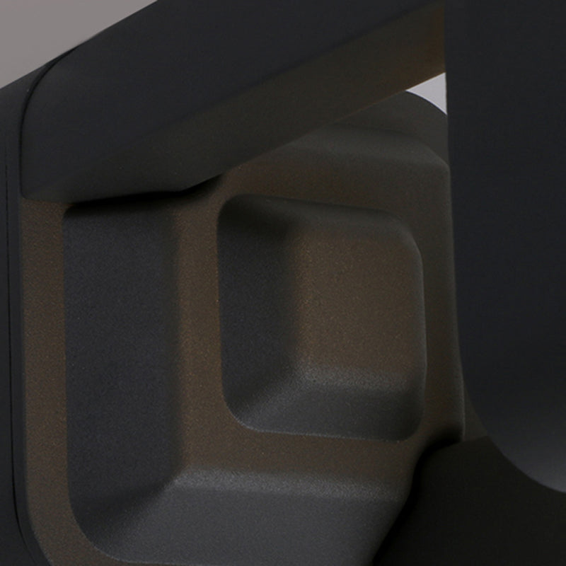 Contemporary Square Shape Outdoor Waterproof Light with Acrylic Shade