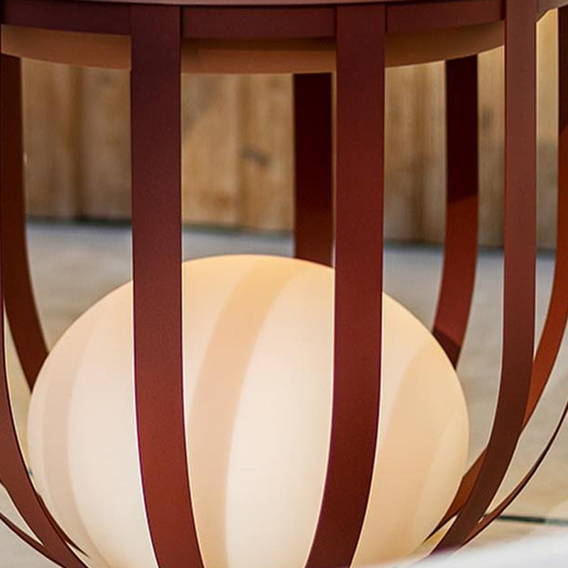 Metal Contemporary Pergola Shape Outdoor Waterproof Light with Plastic Shade