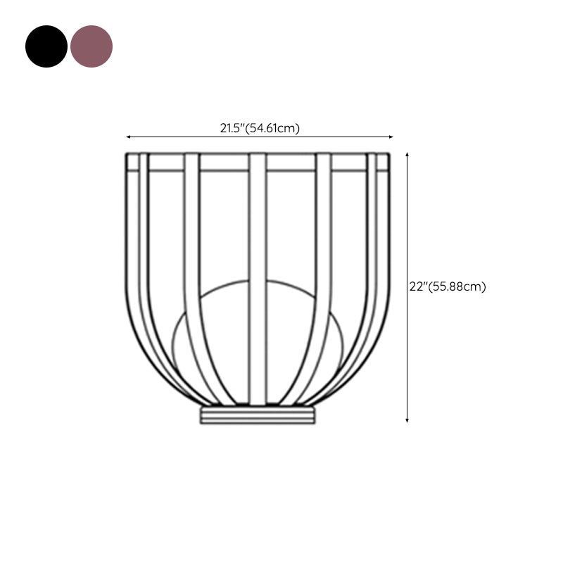 Metal Contemporary Pergola Shape Outdoor Waterproof Light with Plastic Shade