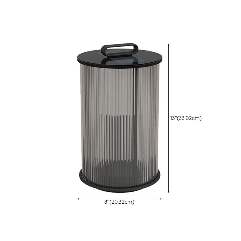 Contemporary Metal Cylinder Shape Outdoor Waterproof Light with Glass Shade