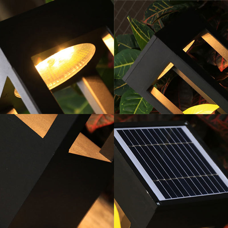 Metal LED Square Shape Outdoor Waterproof Light with Acrylic Shade