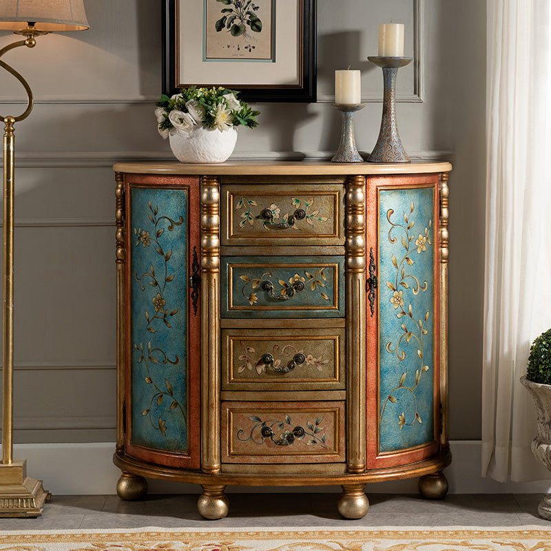 Solid Wood Dresser Traditional Storage Chest Dresser with 3/4/5 Drawers