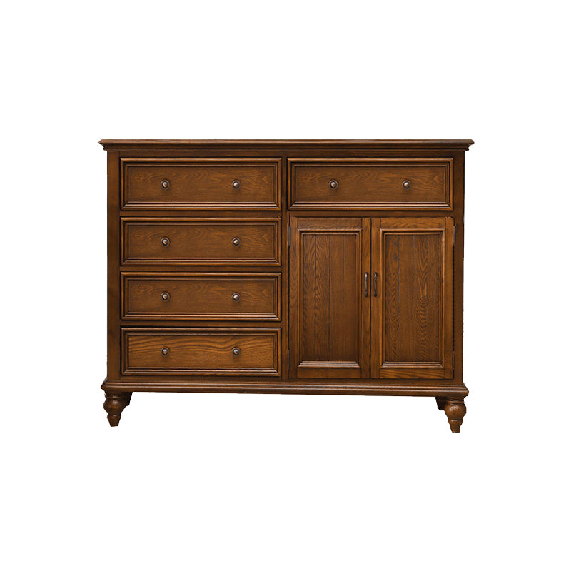 Solid Wood Traditional Storage Chest Dresser with 3/4/5/6/7/8/9/10 Drawers