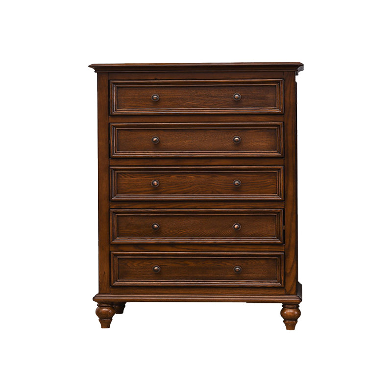 Solid Wood Traditional Storage Chest Dresser with 3/4/5/6/7/8/9/10 Drawers