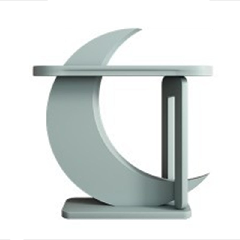 Oval Shape Contemporary Console Table Wood Console Sofa Table