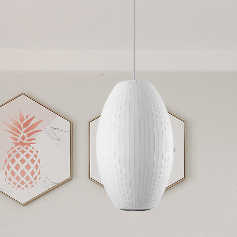 Zigarrenhängung Anhänger zeitgenössischer Stoff 1 hellweißes hängendes Deckenlicht, 6,5 "/12"/14 "breit