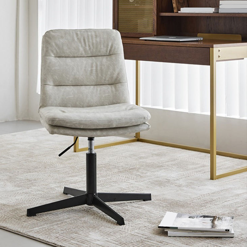 Armless Office Chair No Wheels Conference Chair for Living Room Home