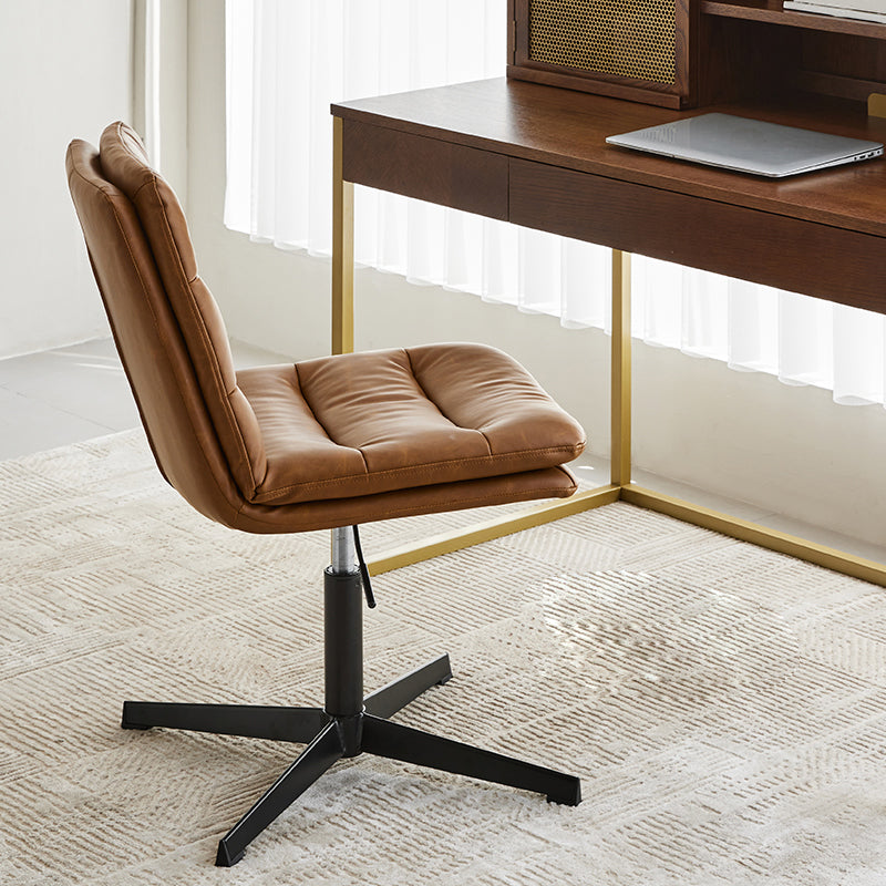 Armless Office Chair No Wheels Conference Chair for Living Room Home