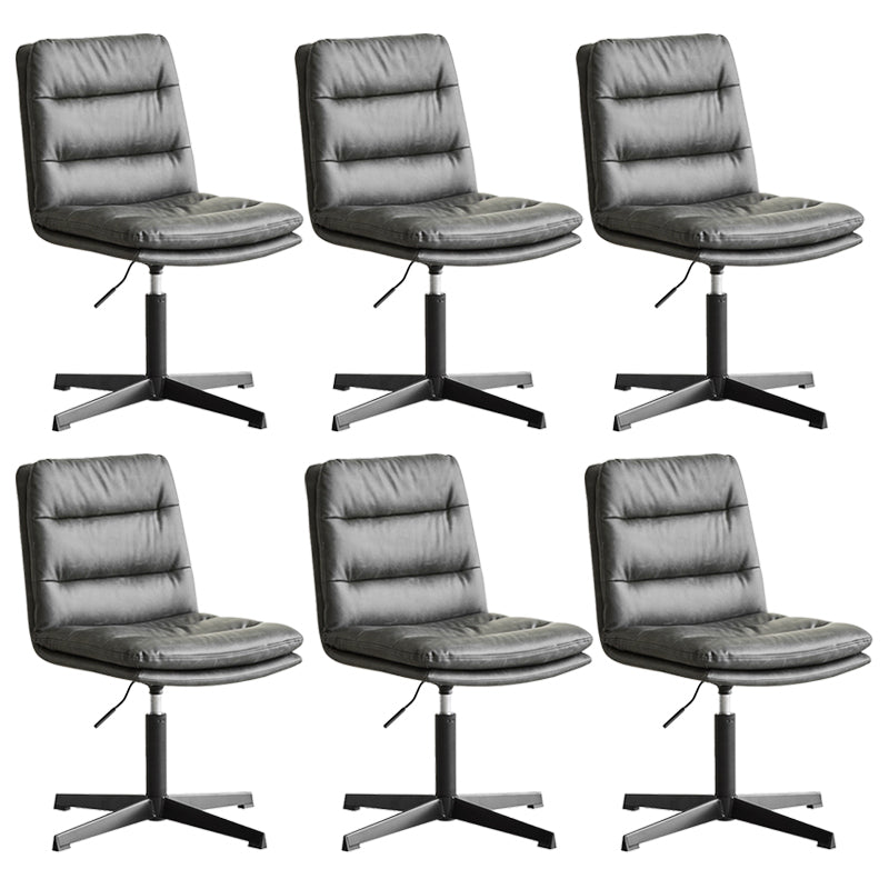 Armless Office Chair No Wheels Conference Chair for Living Room Home