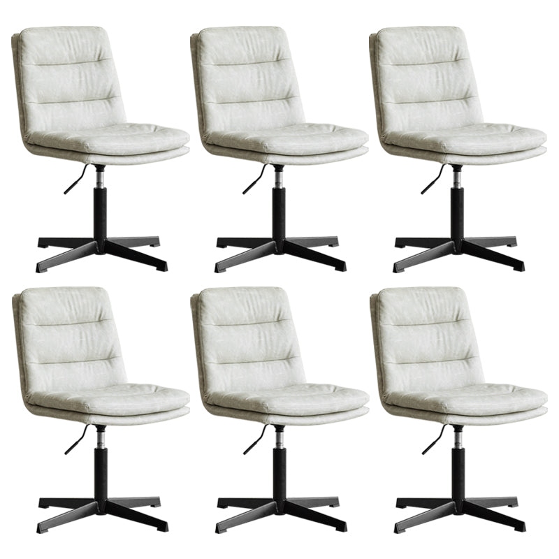 Armless Office Chair No Wheels Conference Chair for Living Room Home