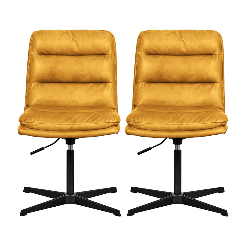 Armless Office Chair No Wheels Conference Chair for Living Room Home