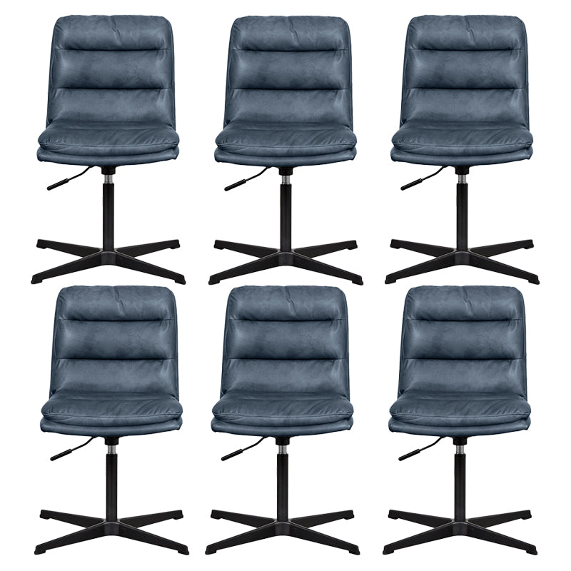 Armless Office Chair No Wheels Conference Chair for Living Room Home