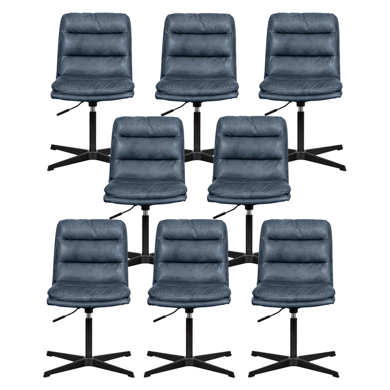 Armless Office Chair No Wheels Conference Chair for Living Room Home