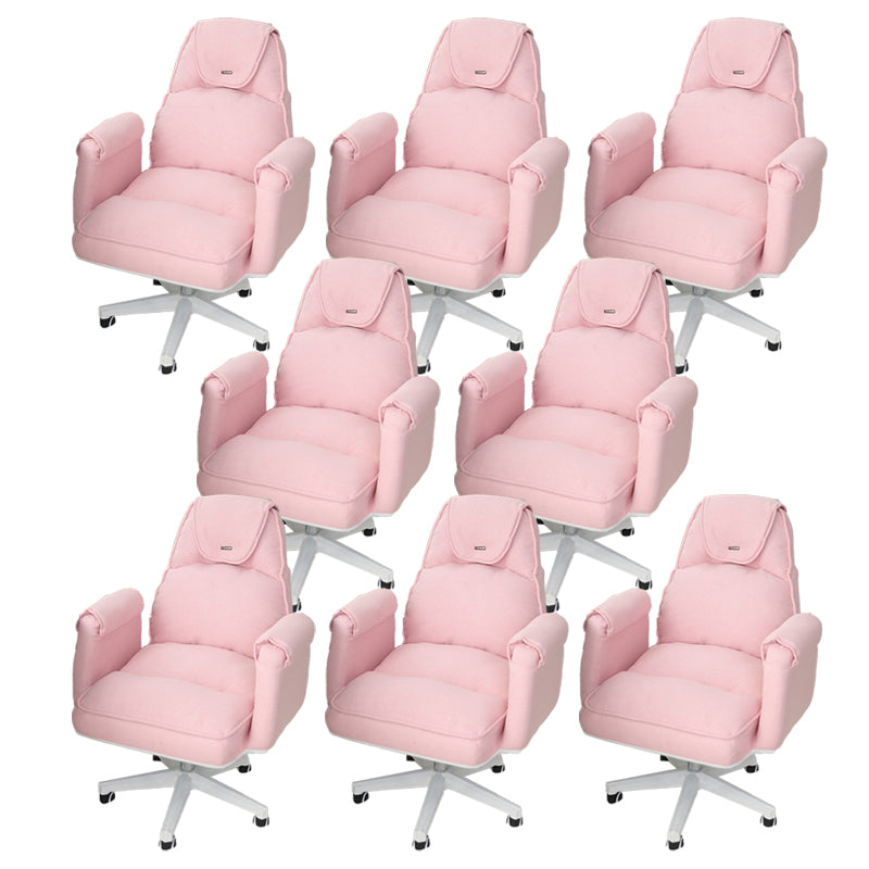 Modern Office Chair Adjustable Seat Height No Distressing Slide Chair with Wheels