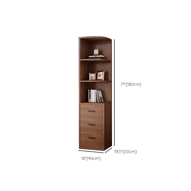Engineered Wood Wardrobe Armoire Modern Storage Cabinet with Shelves