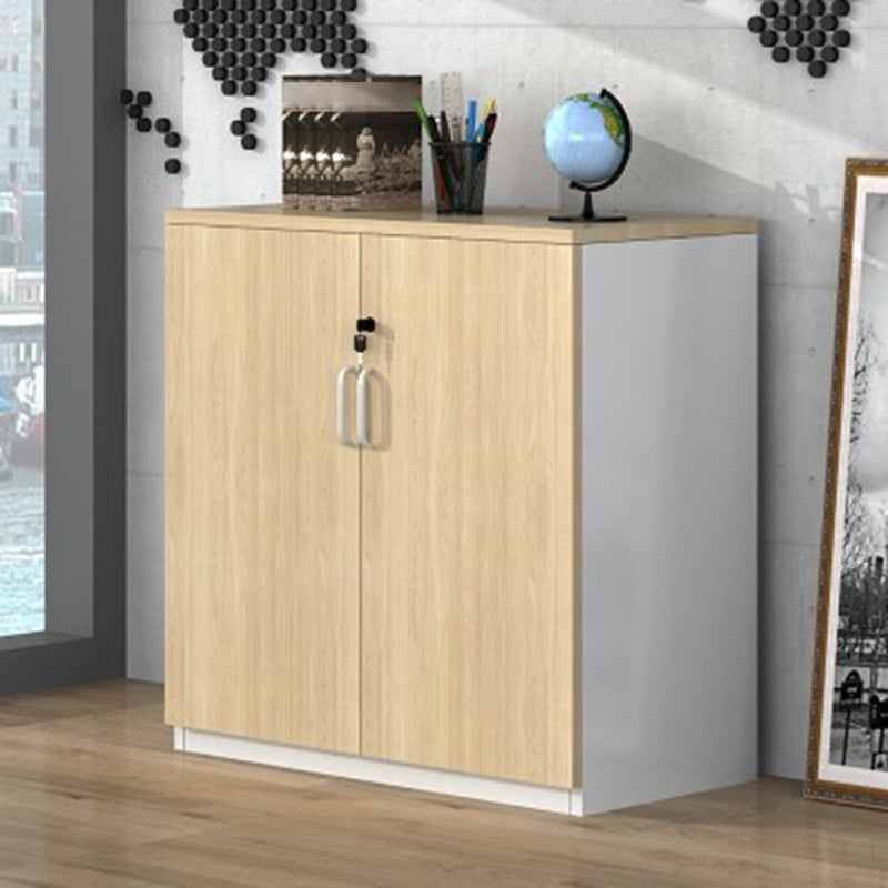 Nordic Storage Filing Cabinet Wooden Frame Locking Filing Cabinet