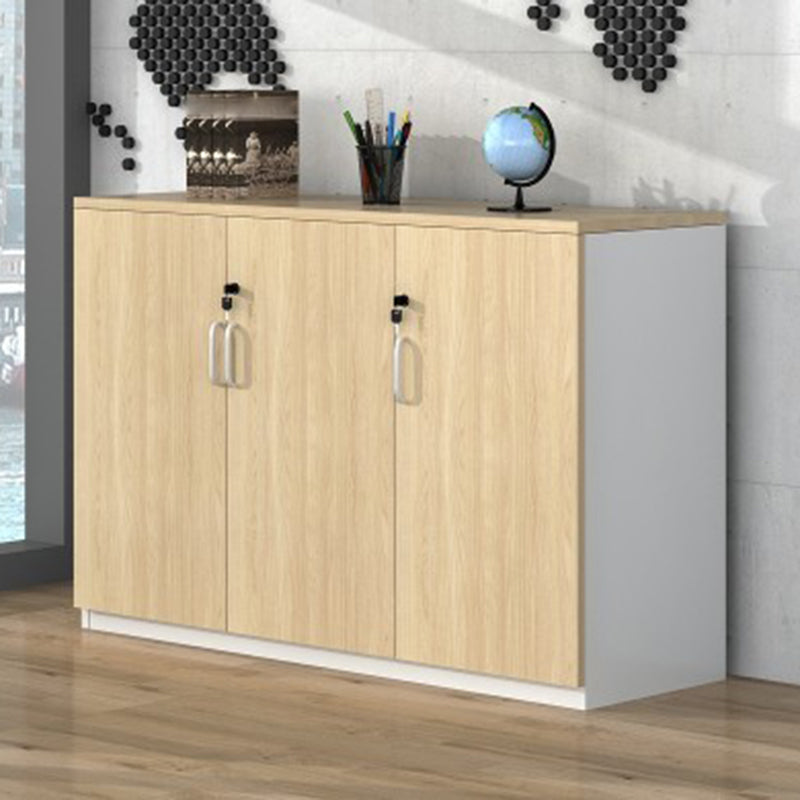 Nordic Storage Filing Cabinet Wooden Frame Locking Filing Cabinet