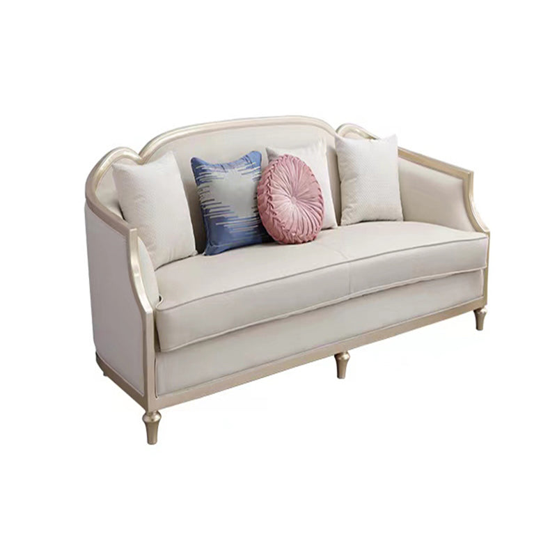 Glam No Distressing Single Cushion Seat Genuine Leather Sofa