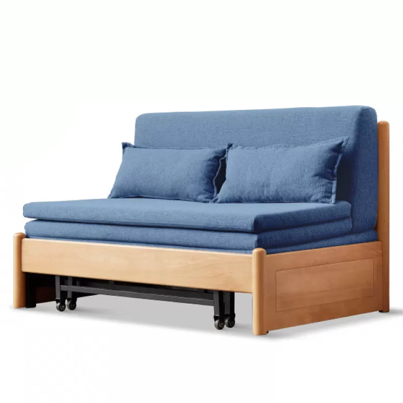 31.5" W Solid Wood Removable Sleeper Sofa Scandinavian Sofa Bed
