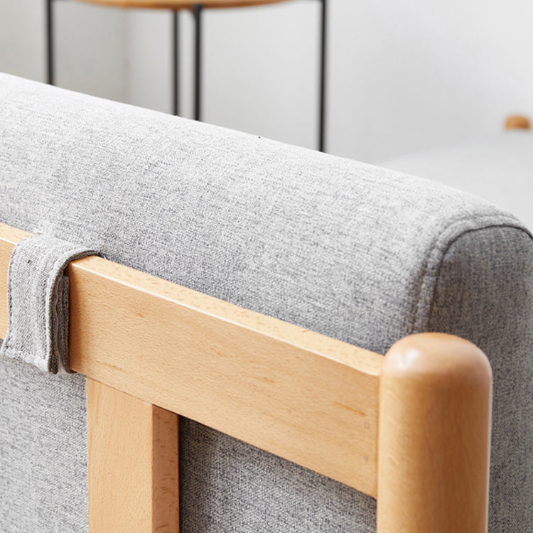 31.5" W Solid Wood Removable Sleeper Sofa Scandinavian Sofa Bed