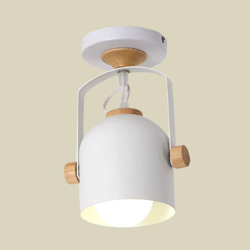 1 Lampone a filo a fiuto a fiuto a fiuto lampada a soffitto metallico a soppalco macaron per bagno