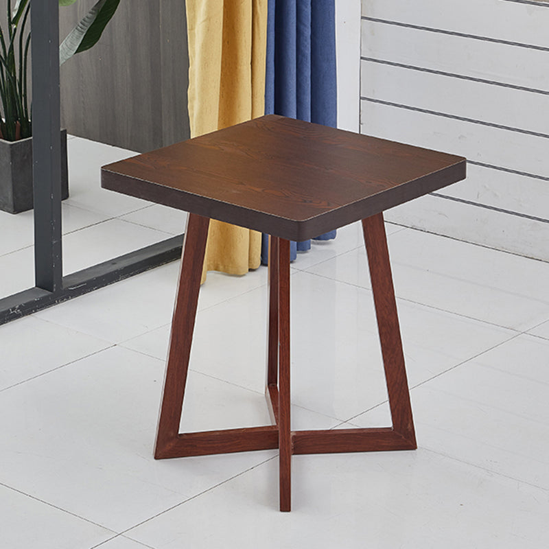 Modern Wooden Dining Room Table with Metal Legs for Living Room