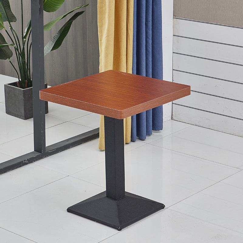 Modern Wooden Dining Room Table with Metal Legs for Living Room