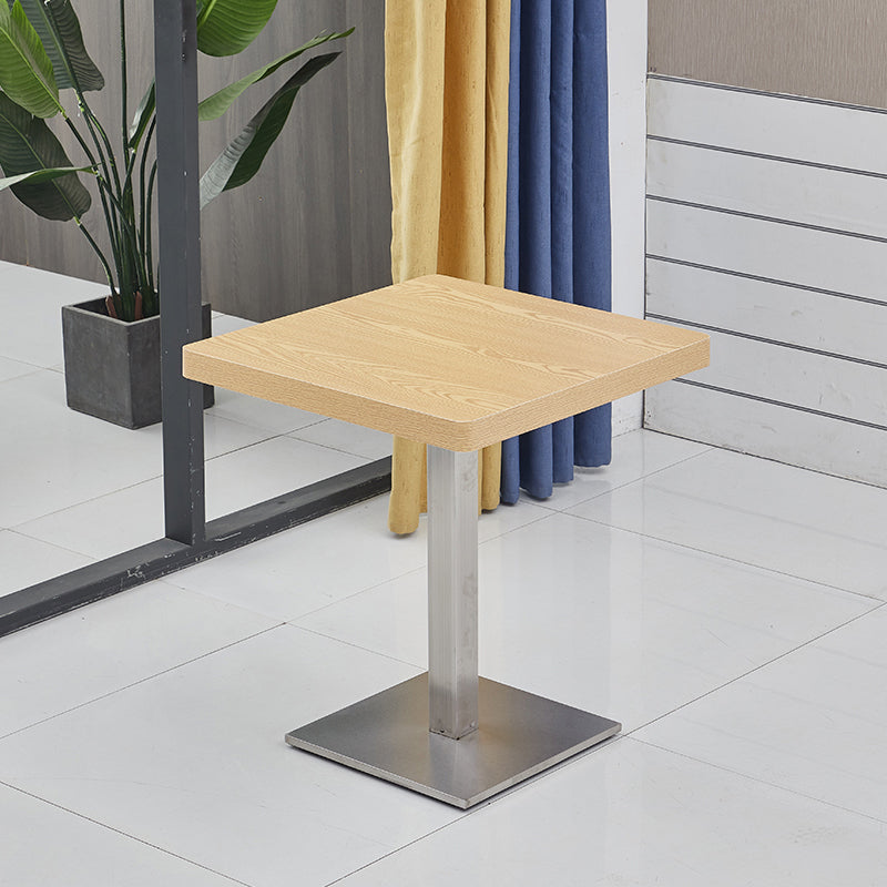 Modern Wooden Dining Room Table with Metal Legs for Living Room