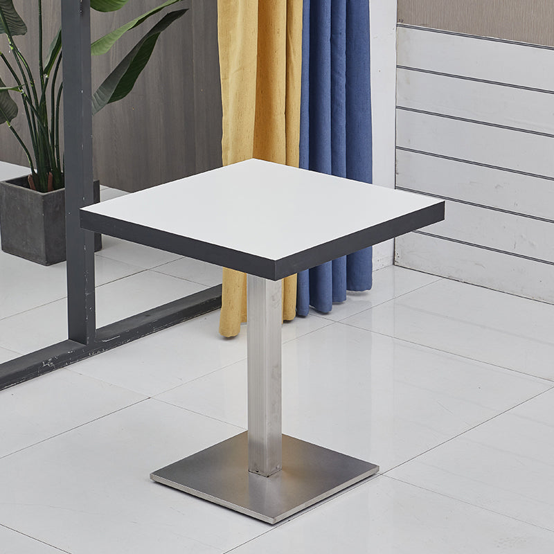 Modern Wooden Dining Room Table with Metal Legs for Living Room