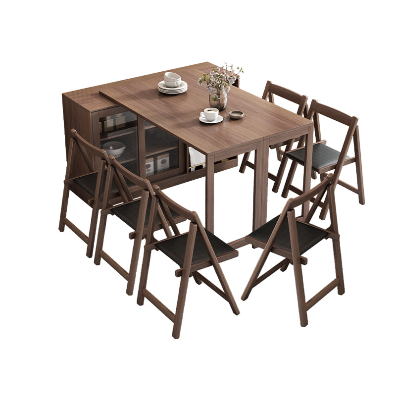 3/5/7 Pieces Modern Wood Multi Purpose Dining Set for Home Use