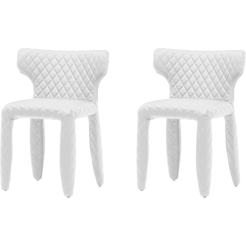 Contemporary Style Wingback Upholstered Dining Side Chair for Dining Room