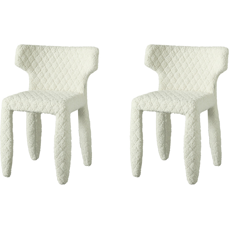 Contemporary Style Wingback Upholstered Dining Side Chair for Dining Room