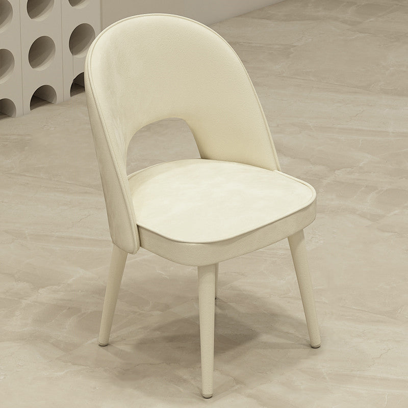 Contemporary Style Upholstered 4 Legs Dining Chairs for Living Room