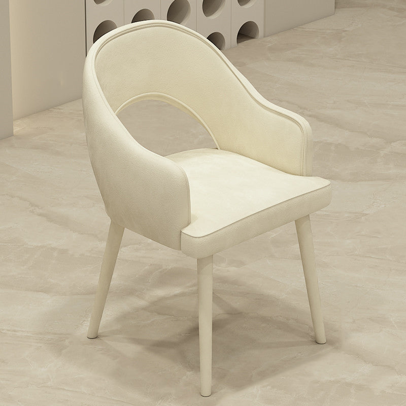 Contemporary Style Upholstered 4 Legs Dining Chairs for Living Room