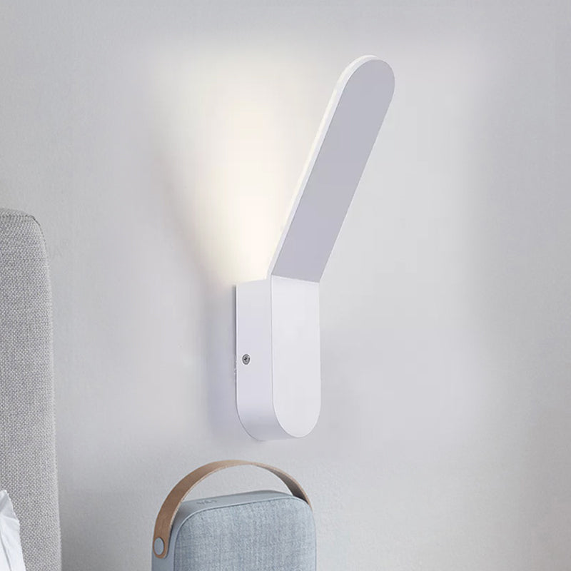 Luce rondella a parete di piega bianca/bianca con forma ovale illuminazione calda/bianca LED SCONCE MALOTTO MOLTO PER CORRIDORE